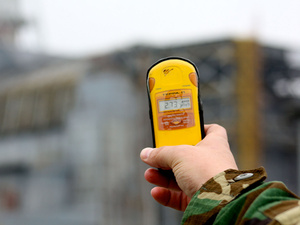 Die Strahlung in Tschernobyl