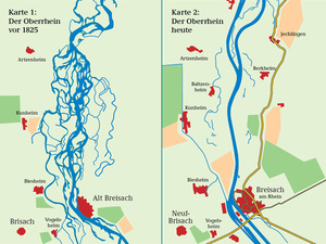Der Rhein im Wandel der Zeit 