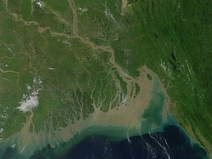 Das Ganges-Delta in Bangladesch