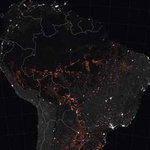 NASA-Satellitenaufnahme zeigt Waldbrände in Südamerika im Sommer 2019