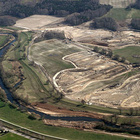 Eine Bergbaulandschaft