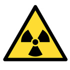 Altes Warnsignal Radioaktivität