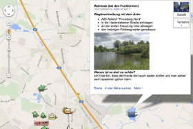 Screenshot aus Stadtplan.