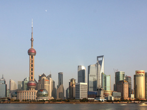 Shanghai: Blick auf das Zentrum