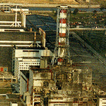 Tschernobyl-Reaktor nach dem Unfall 1986