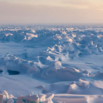 Eisdecke des arktischen Ozeans