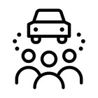 Eine Carsharing Grafik