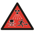 Warnschild Atomenergie