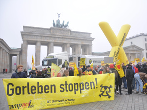 Proteste gegen Atomenergie und Endlager