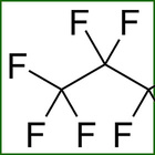 Die stabilen Kohlenstoffketten sind in der Umwelt kaum oder gar nicht abbaubar. Chemische Formel: Fluorohexane