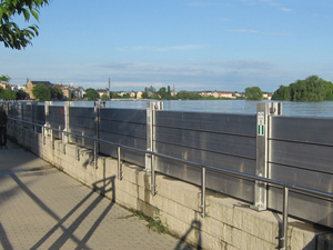 Technischer Schutz gegen Hochwasser