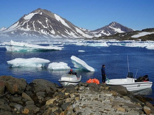 Gletscher und Festlandeis auf Grönland