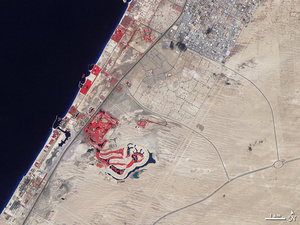 Eine Stadt wächst in der Wüste: Dubai im Jahr 2000