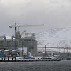 Anlagen zur Gasverarbeitung auf der Insel Melkøya in Norwegen