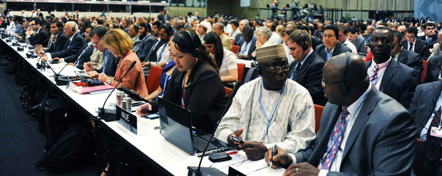 Eröffnung der UN Klimakonferenz 2011 in Durban, Südafrika.