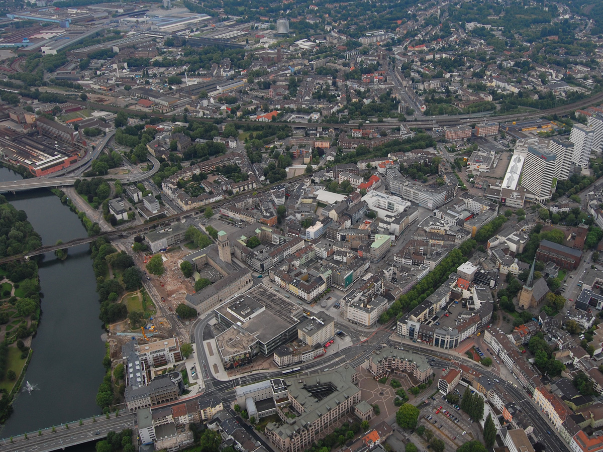 Luftbild von Mühlheim