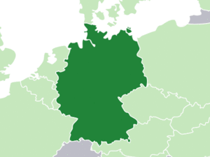 Illustration: Deutschland (Landkarte)