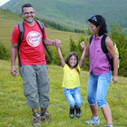Die Natur ist ein beliebtes Ausflugsziel für Familien. Familie in Natur