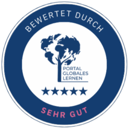 Siegel des Portals Globales Lernen, das den Lernpfad mit „sehr gut” bewertet!